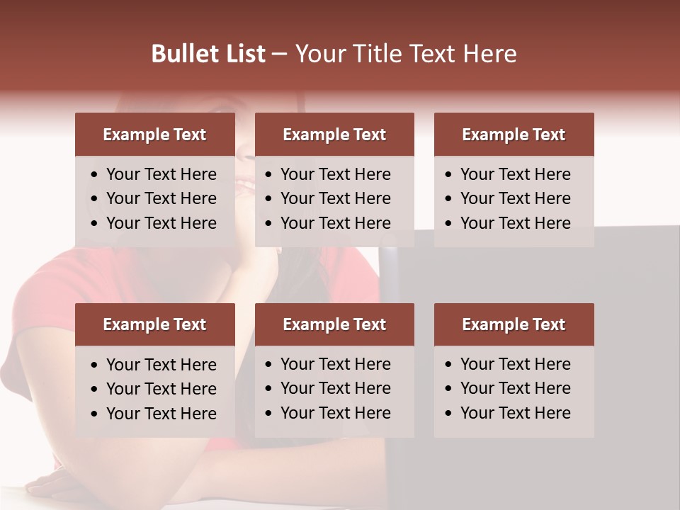 Red Beautiful Isolated PowerPoint Template