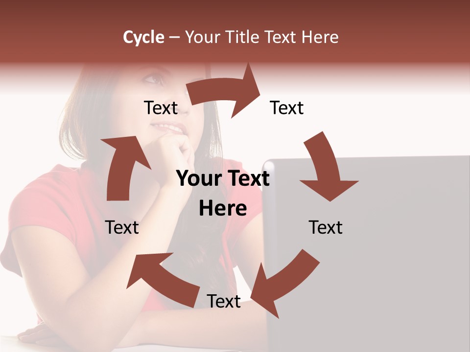 Red Beautiful Isolated PowerPoint Template