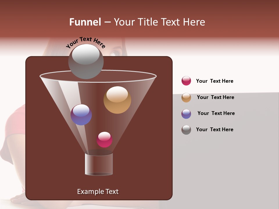 Red Beautiful Isolated PowerPoint Template
