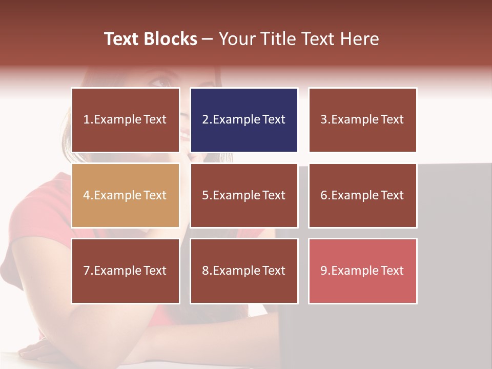 Red Beautiful Isolated PowerPoint Template