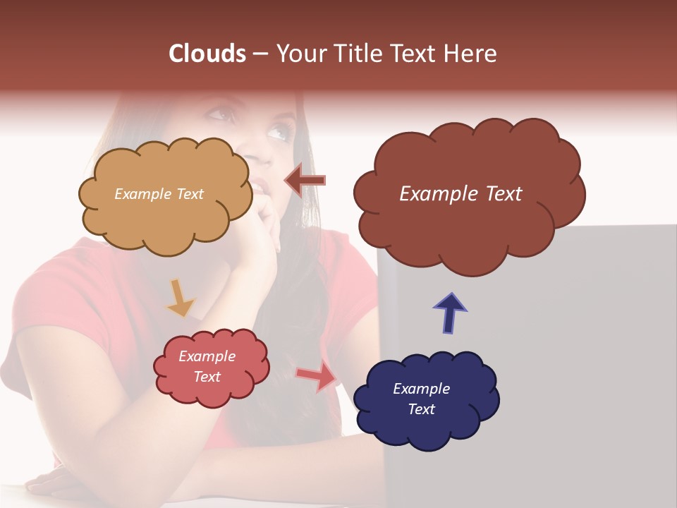 Red Beautiful Isolated PowerPoint Template