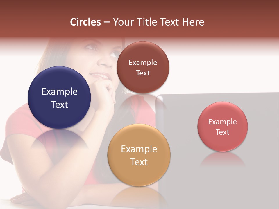 Red Beautiful Isolated PowerPoint Template