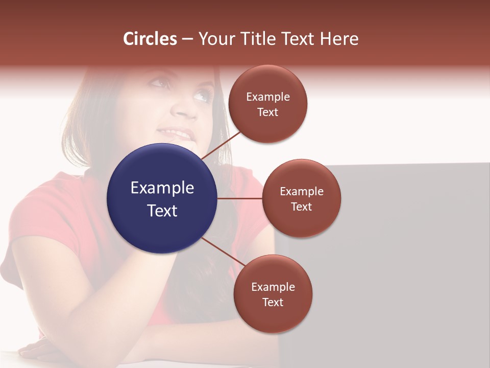 Red Beautiful Isolated PowerPoint Template