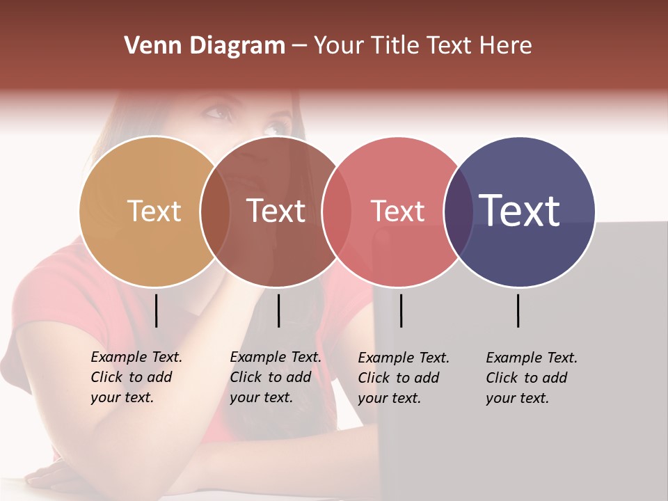 Red Beautiful Isolated PowerPoint Template