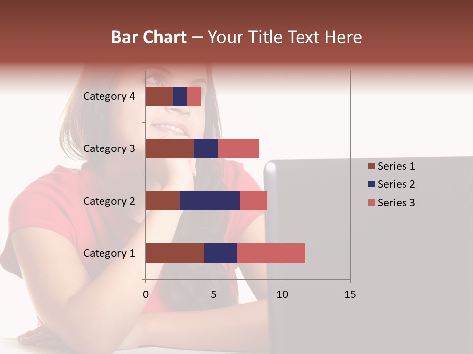 Red Beautiful Isolated PowerPoint Template