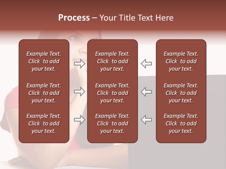 Red Beautiful Isolated PowerPoint Template