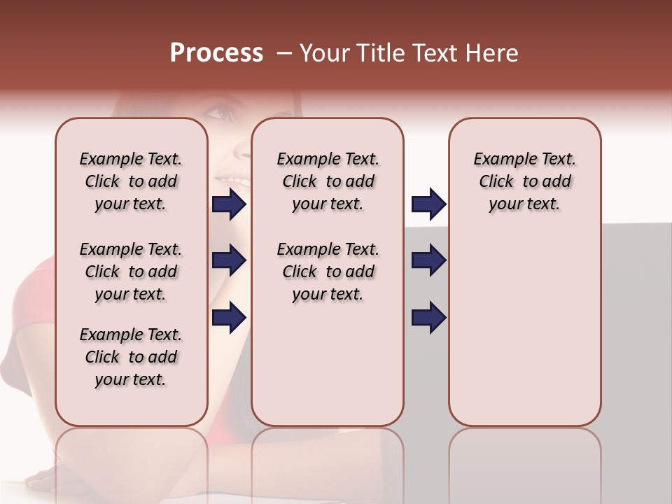Red Beautiful Isolated PowerPoint Template