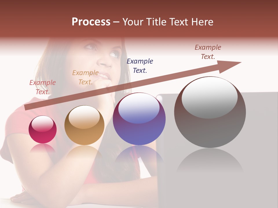 Red Beautiful Isolated PowerPoint Template