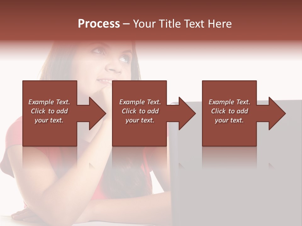 Red Beautiful Isolated PowerPoint Template