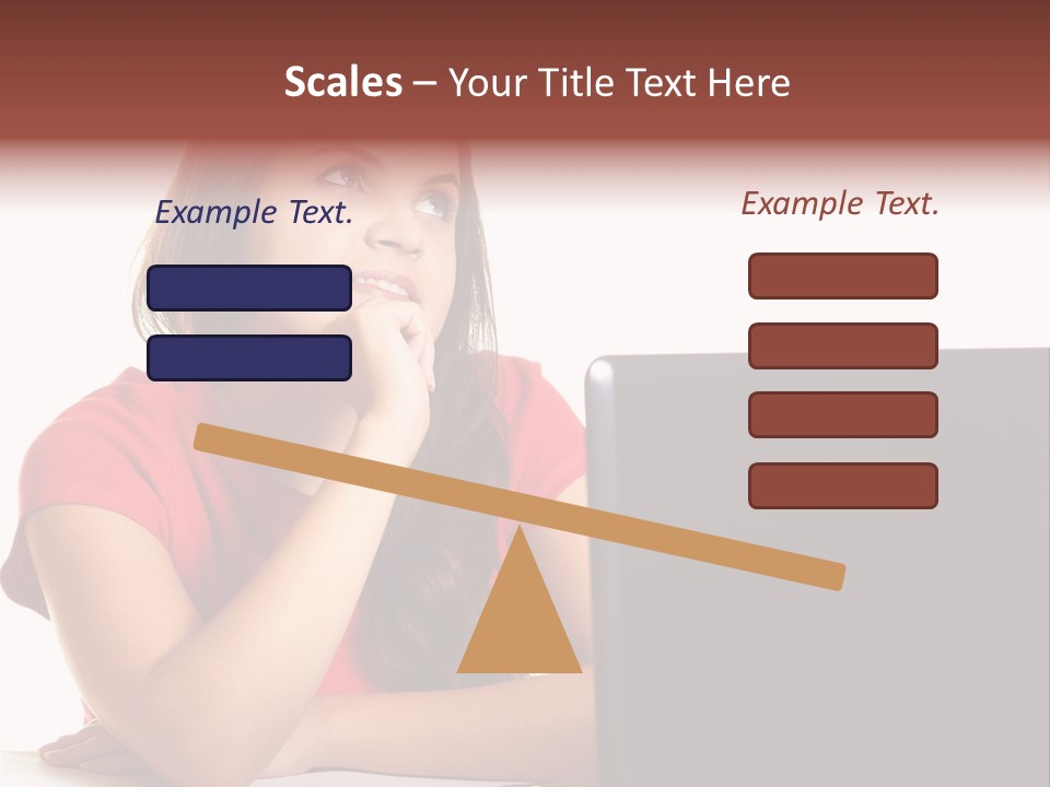 Red Beautiful Isolated PowerPoint Template
