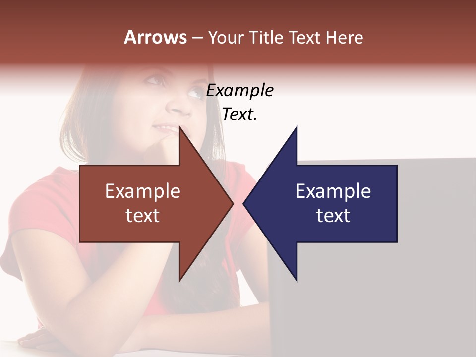 Red Beautiful Isolated PowerPoint Template