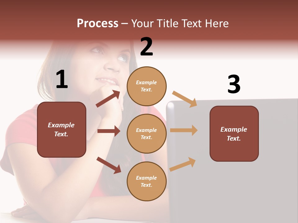 Red Beautiful Isolated PowerPoint Template