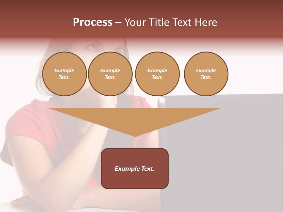 Red Beautiful Isolated PowerPoint Template