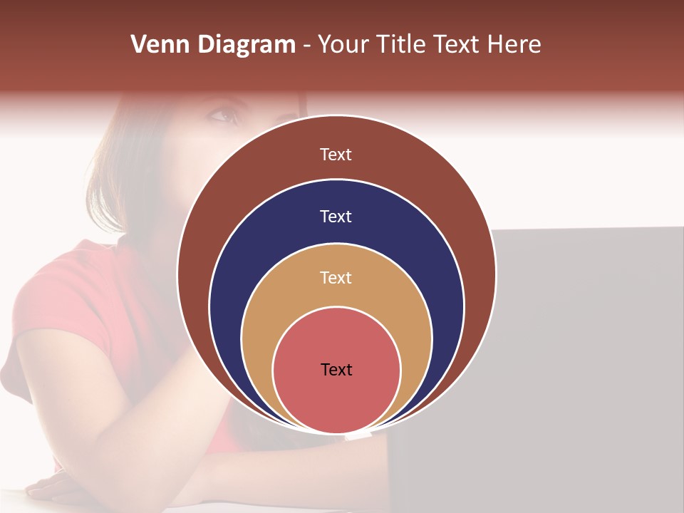 Red Beautiful Isolated PowerPoint Template