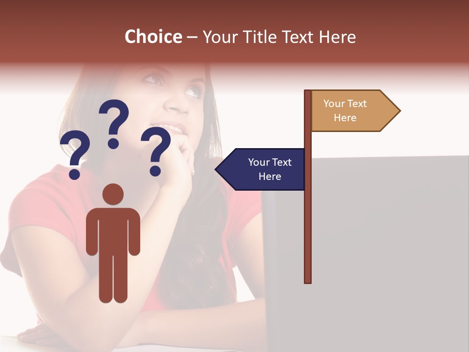 Red Beautiful Isolated PowerPoint Template