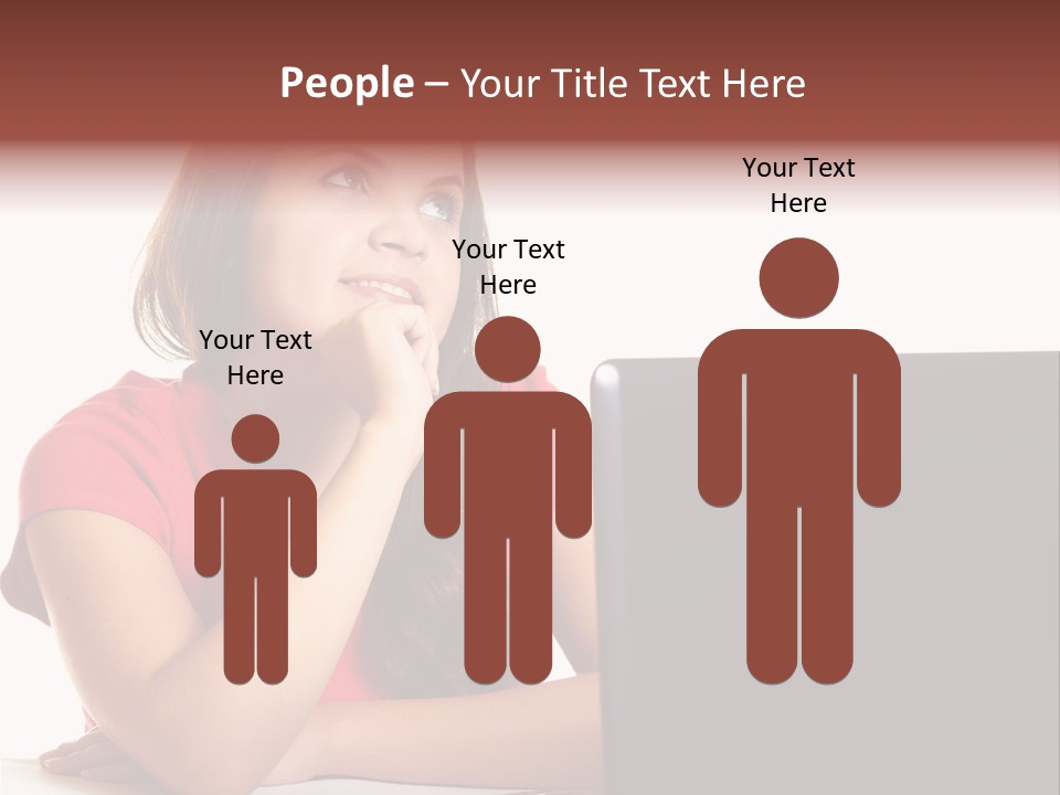 Red Beautiful Isolated PowerPoint Template