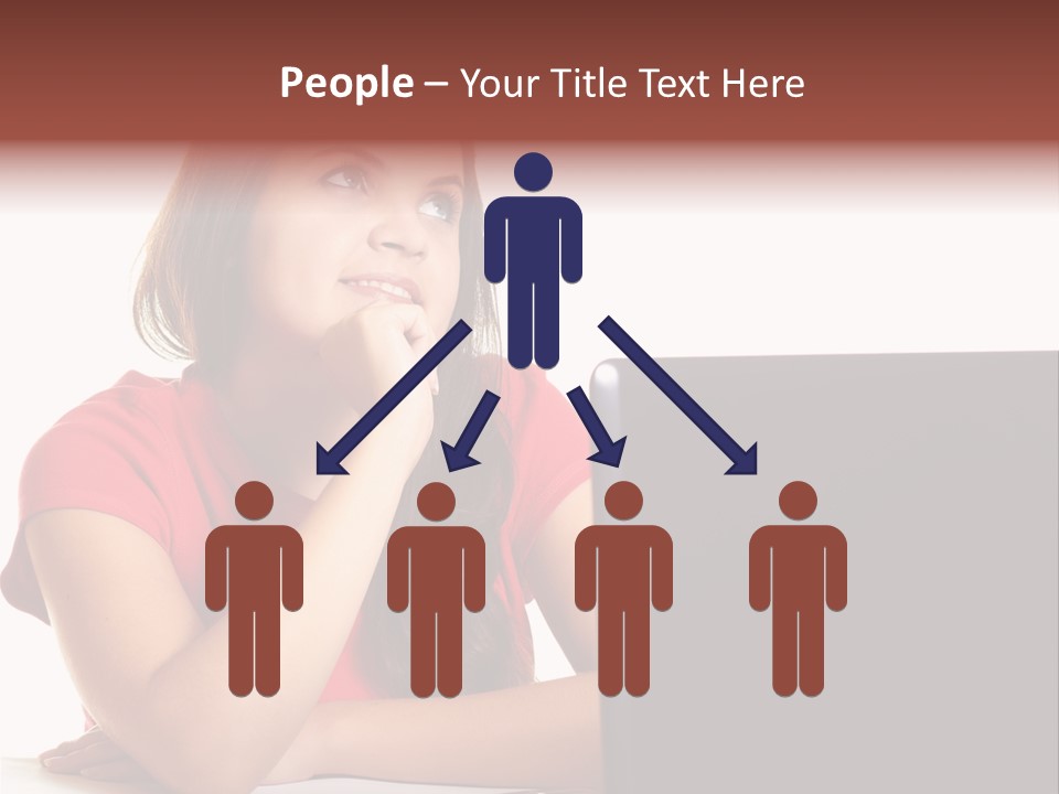 Red Beautiful Isolated PowerPoint Template