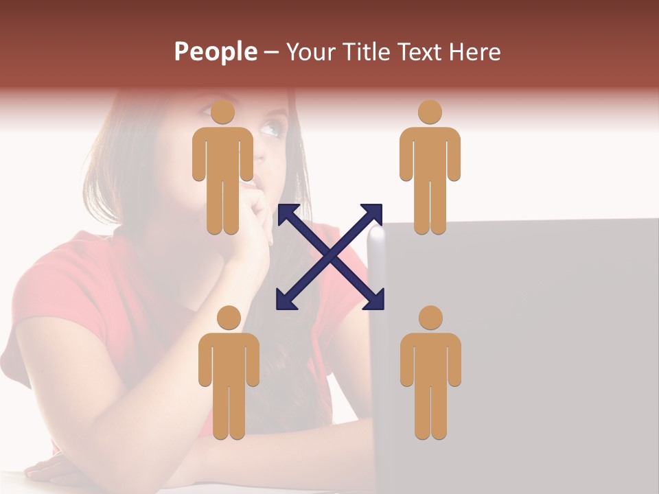 Red Beautiful Isolated PowerPoint Template