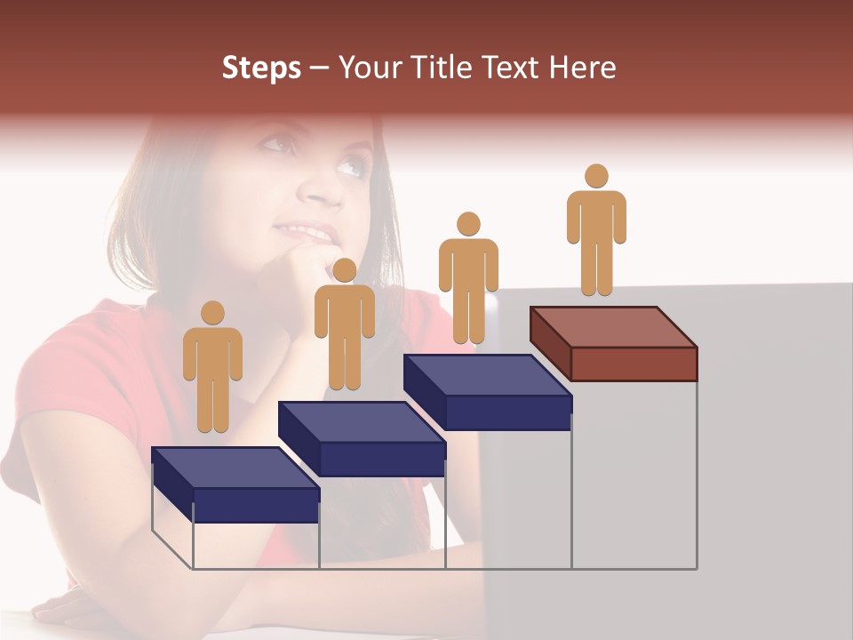 Red Beautiful Isolated PowerPoint Template