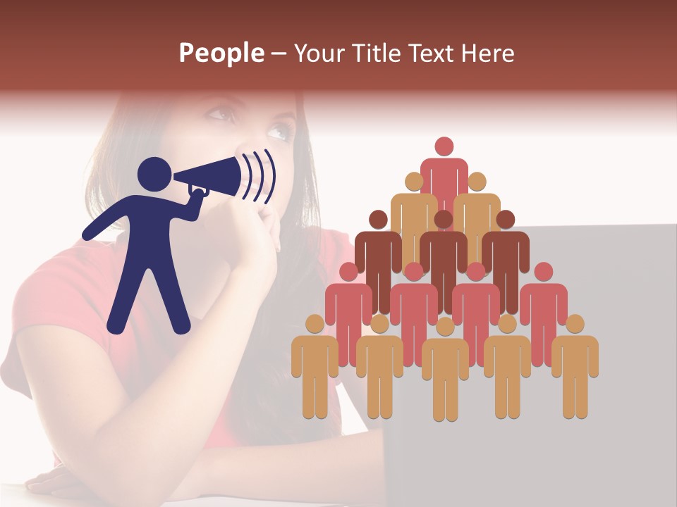 Red Beautiful Isolated PowerPoint Template