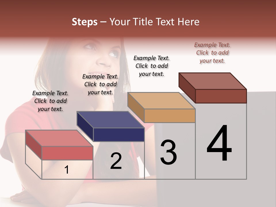 Red Beautiful Isolated PowerPoint Template