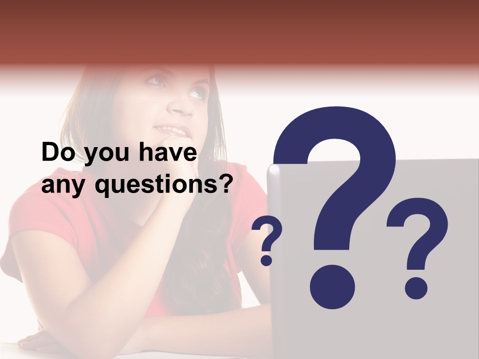 Red Beautiful Isolated PowerPoint Template