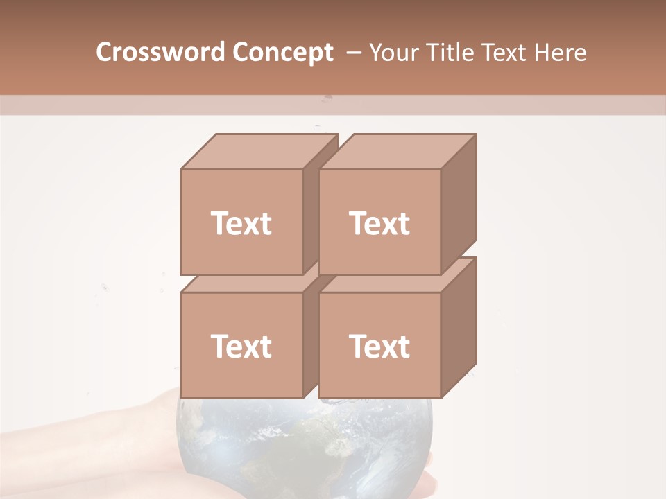 Business Leaf Blue PowerPoint Template