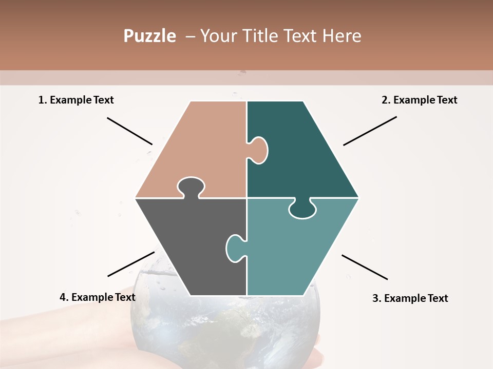 Business Leaf Blue PowerPoint Template