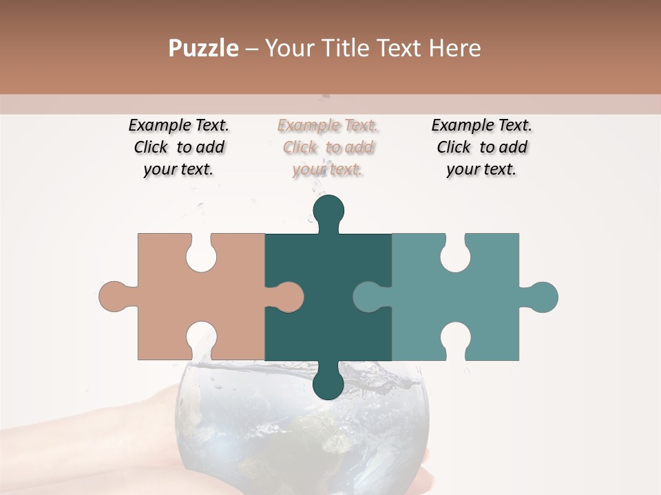 Business Leaf Blue PowerPoint Template