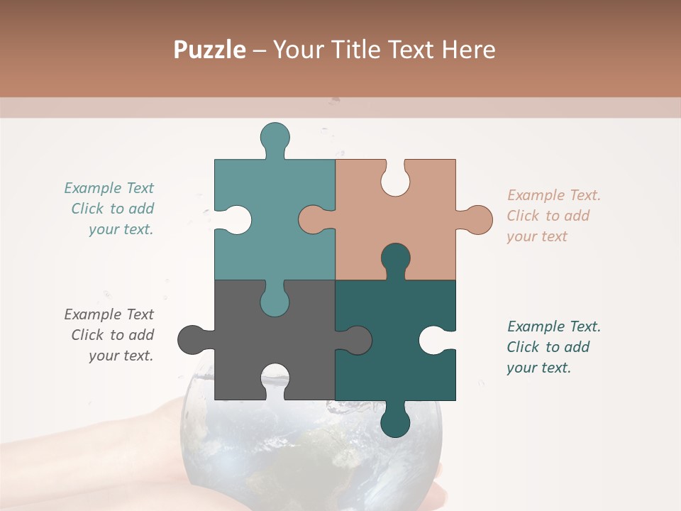 Business Leaf Blue PowerPoint Template