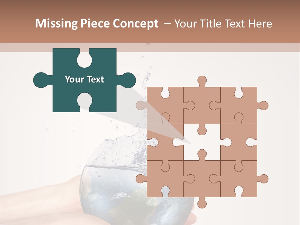 Business Leaf Blue PowerPoint Template