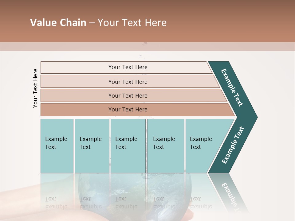Business Leaf Blue PowerPoint Template