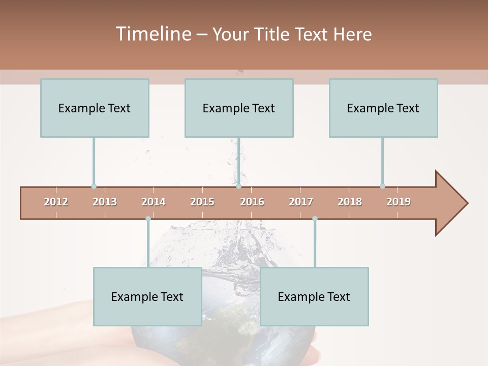 Business Leaf Blue PowerPoint Template
