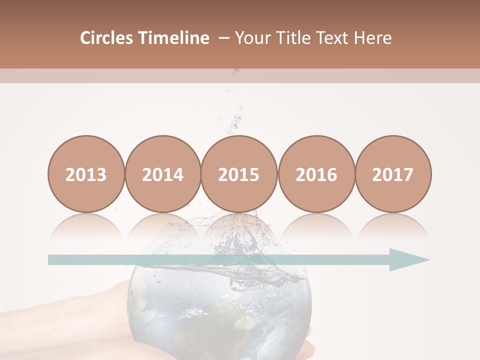 Business Leaf Blue PowerPoint Template