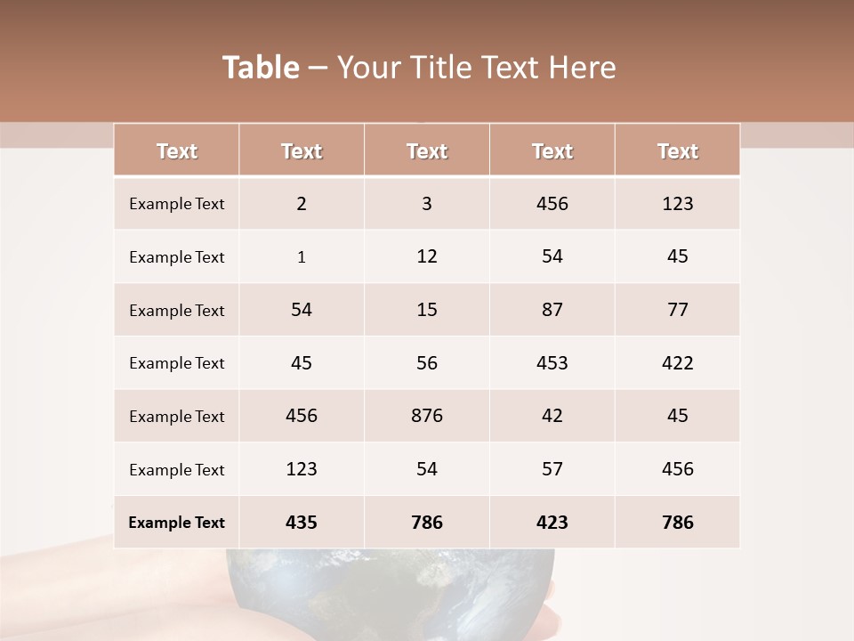 Business Leaf Blue PowerPoint Template