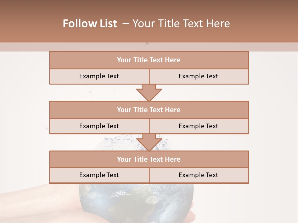 Business Leaf Blue PowerPoint Template