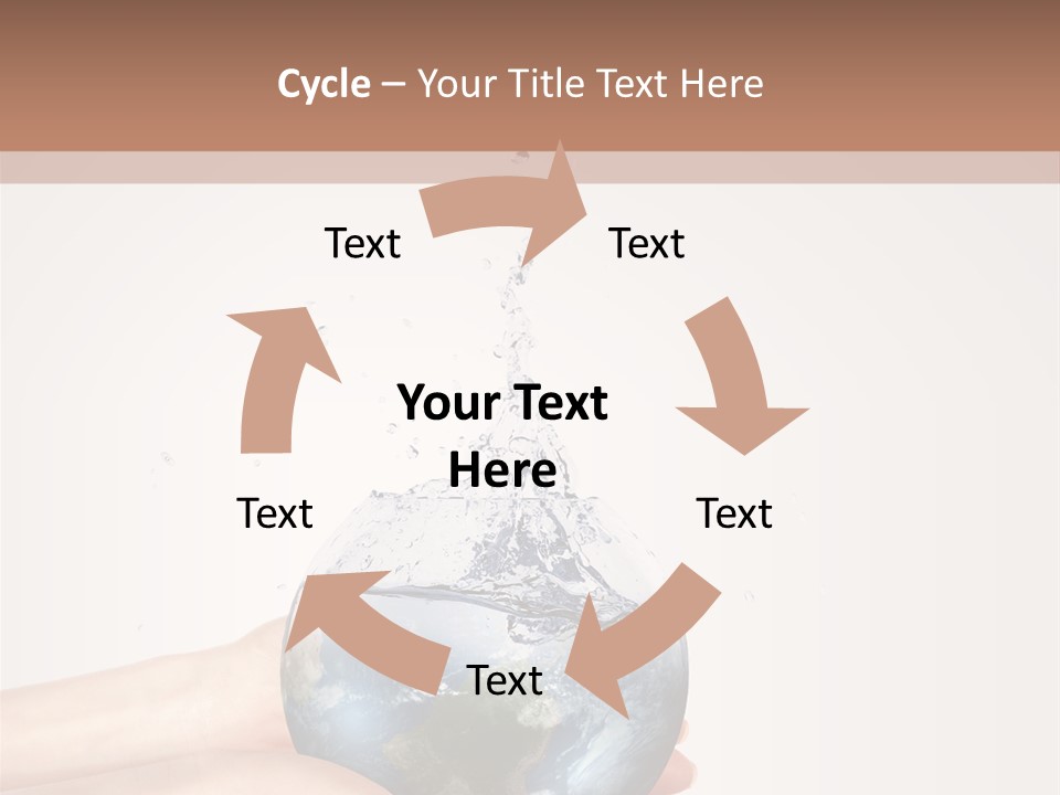 Business Leaf Blue PowerPoint Template