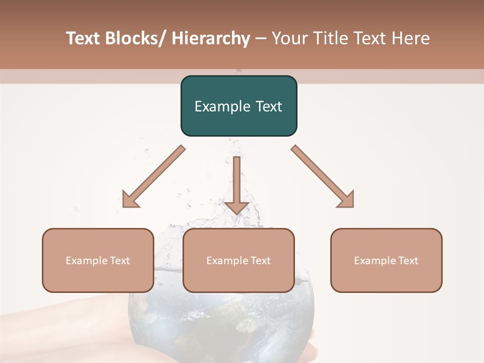 Business Leaf Blue PowerPoint Template