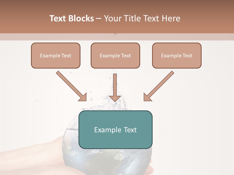 Business Leaf Blue PowerPoint Template
