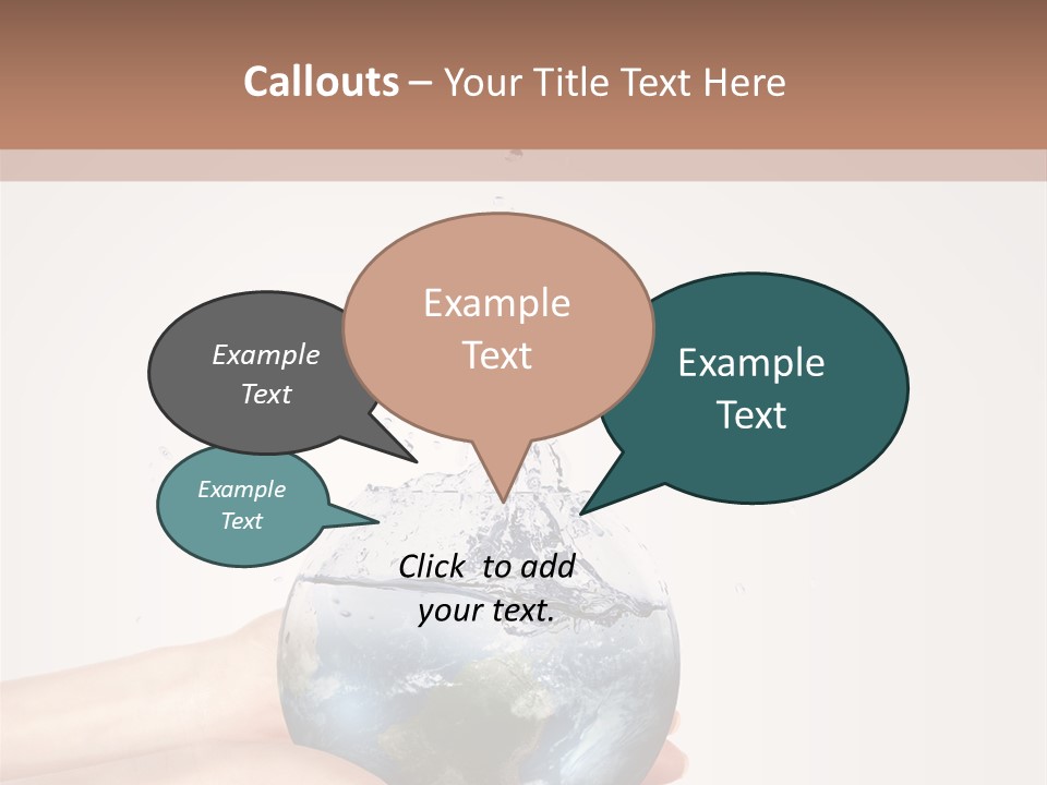 Business Leaf Blue PowerPoint Template