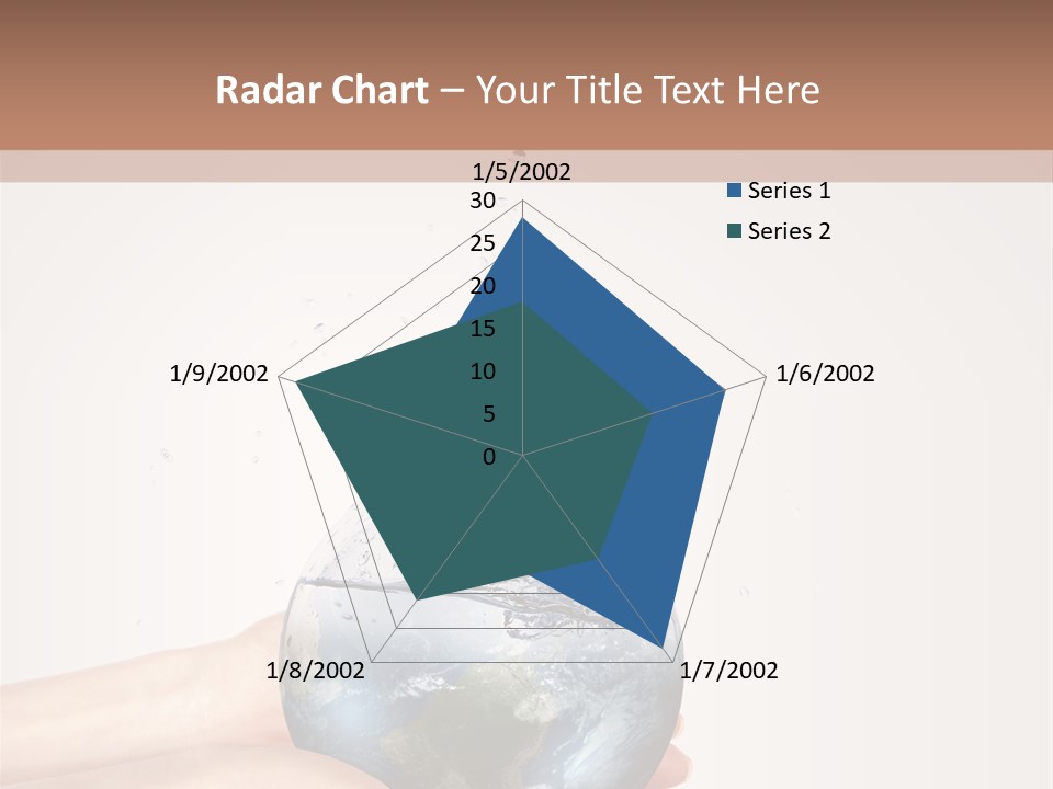 Business Leaf Blue PowerPoint Template