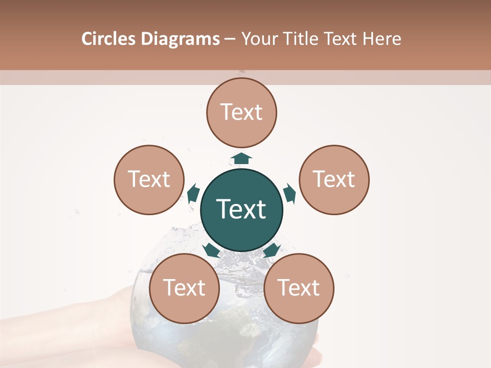 Business Leaf Blue PowerPoint Template