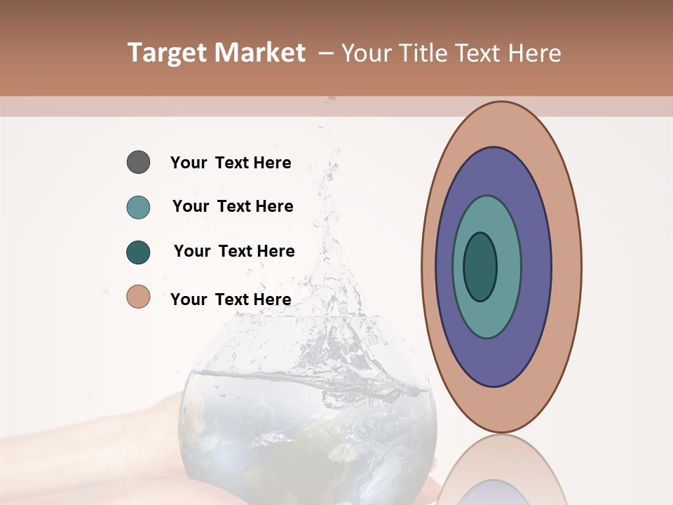 Business Leaf Blue PowerPoint Template