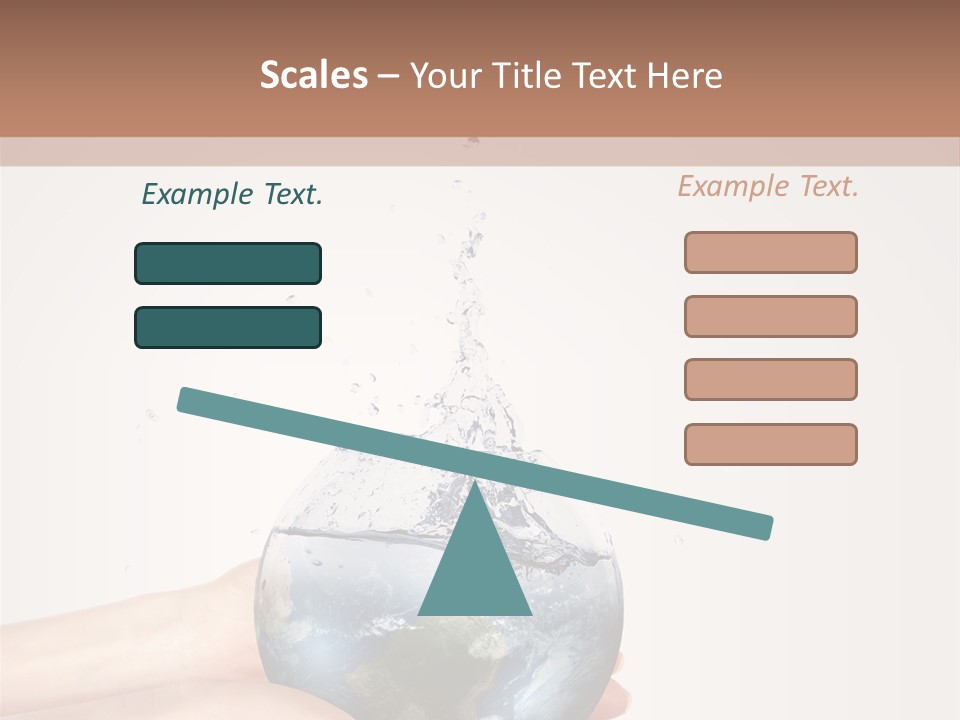 Business Leaf Blue PowerPoint Template