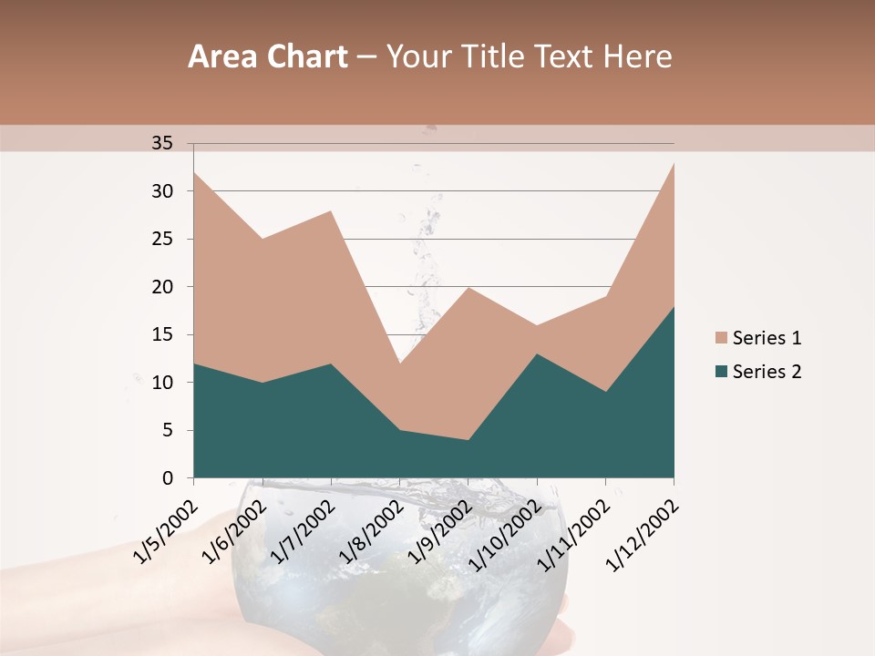 Business Leaf Blue PowerPoint Template
