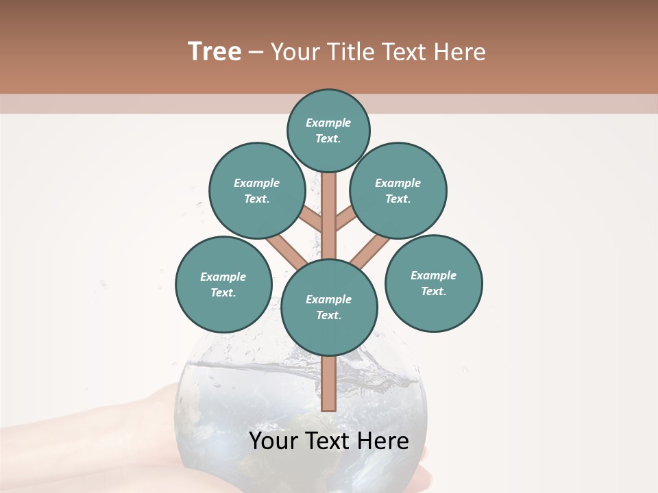 Business Leaf Blue PowerPoint Template