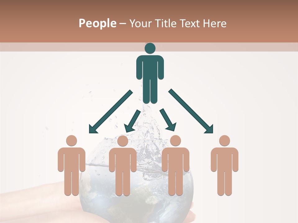 Business Leaf Blue PowerPoint Template