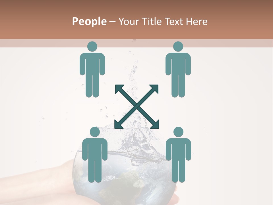 Business Leaf Blue PowerPoint Template