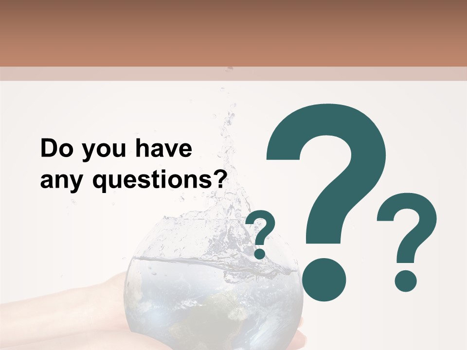 Business Leaf Blue PowerPoint Template