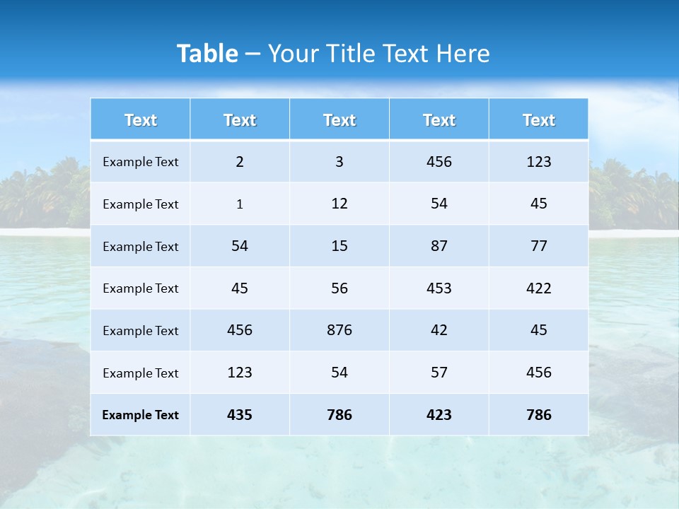 Indian Coastline Shore PowerPoint Template